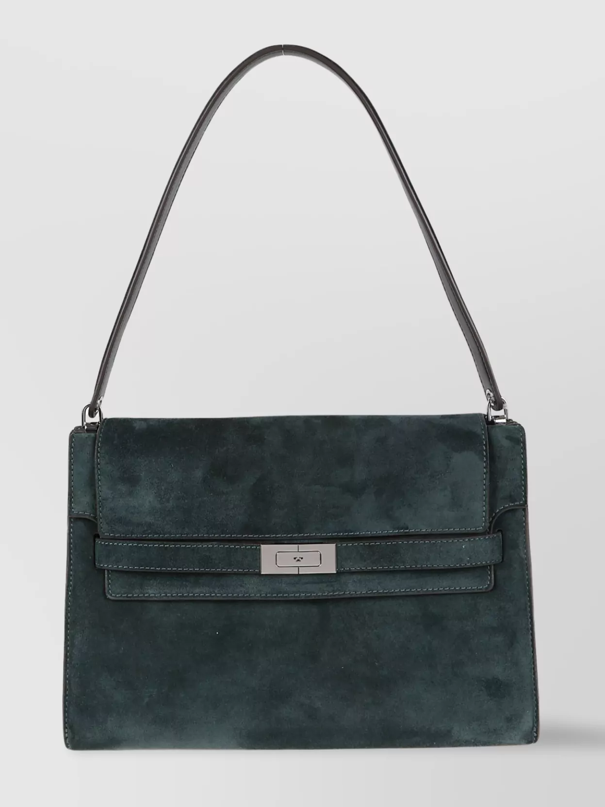 Tory Burch Large Rectangular Shoulder Bag Suede Finish