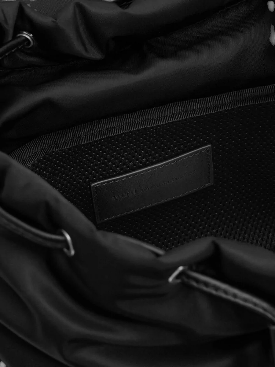 Ami Paris Nylon Small Backpack