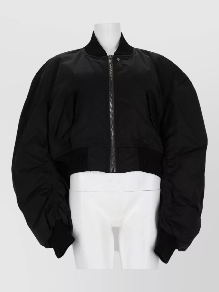 Rick Owens cropped bomber jacket