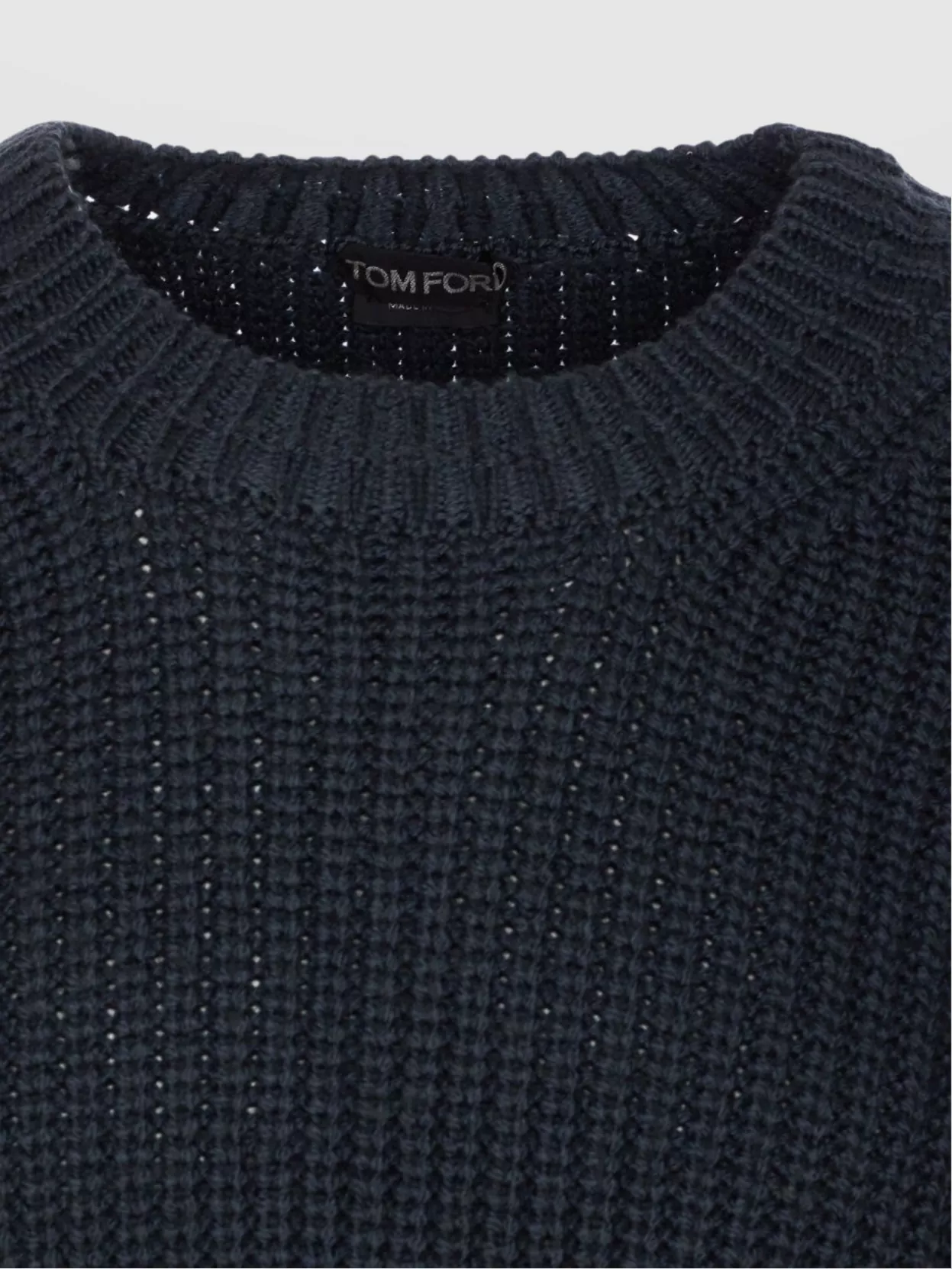 Tom Ford Crew Neck Knit Fabric Long Sleeves