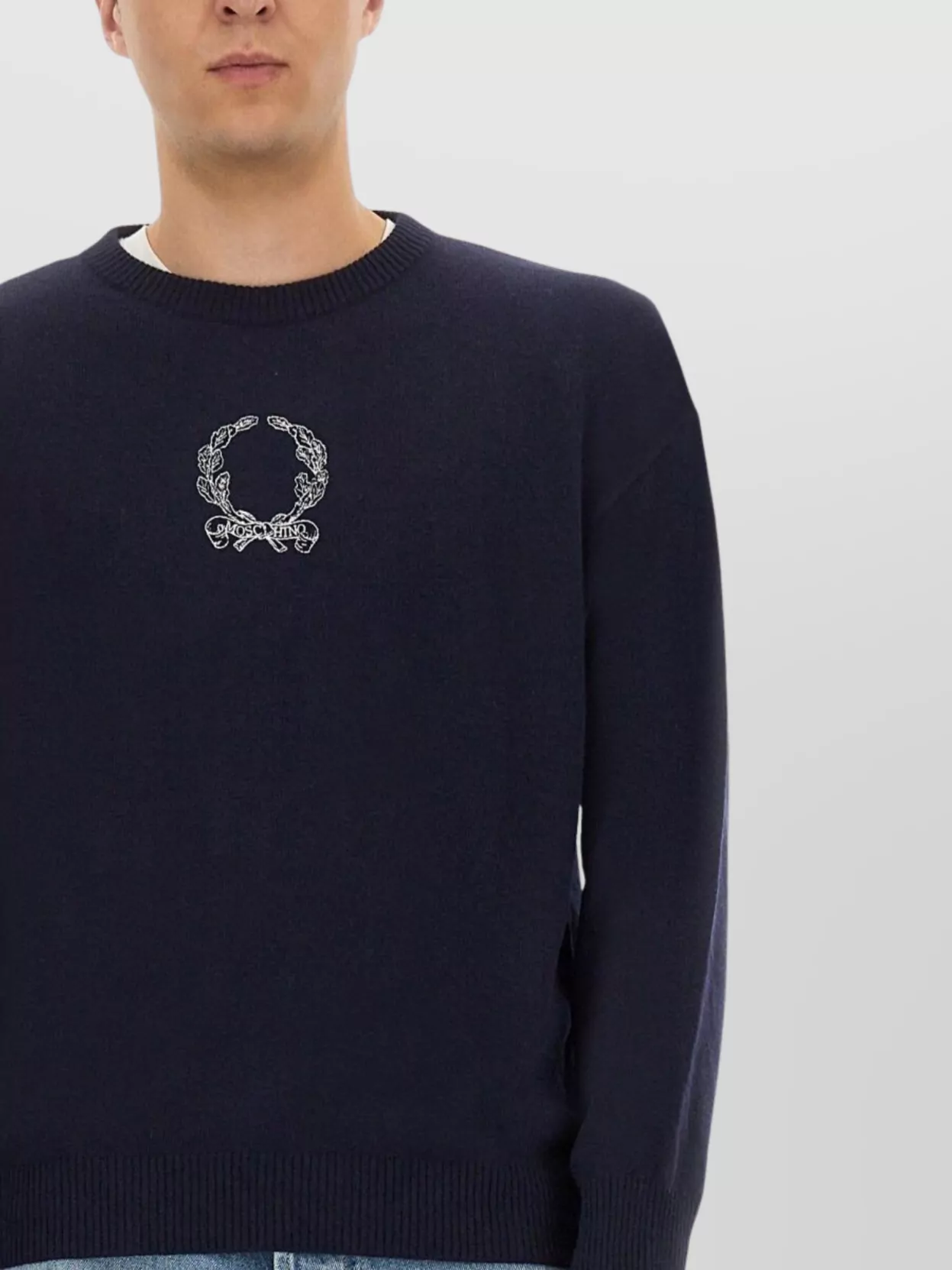 Moschino Crew Neck Knitwear Sweater