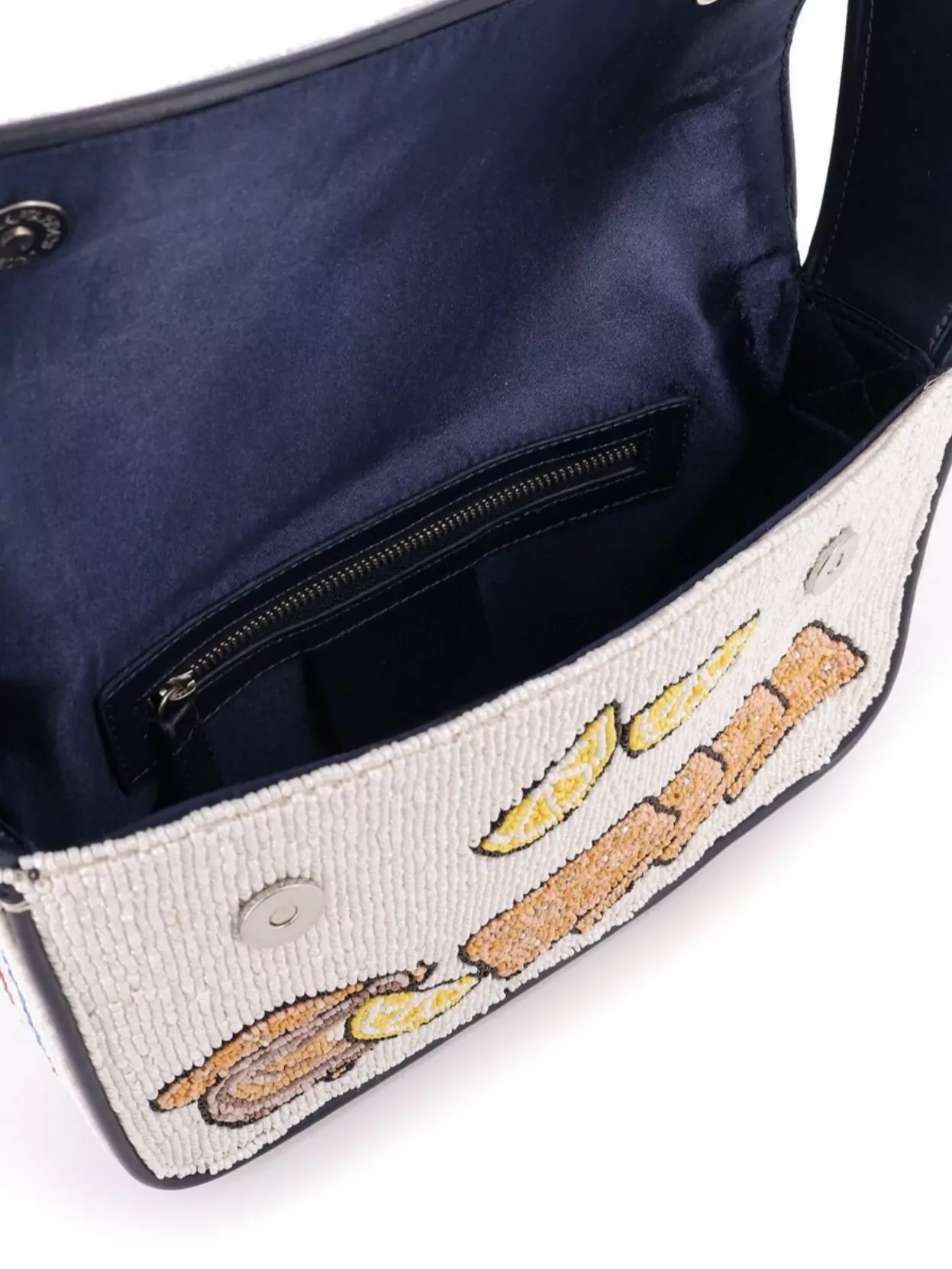 Staud Beaded Shoulder Bag Adjustable Strap