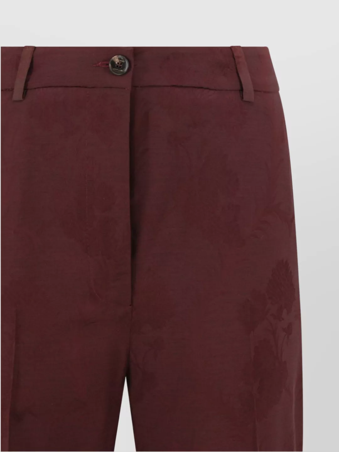 Etro Floral Pattern Trousers Featuring Pockets