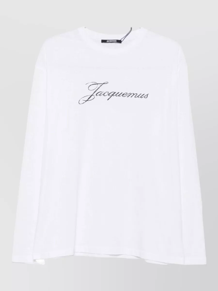 Jacquemus Logo Cotton Long-Sleeve T-Shirt
