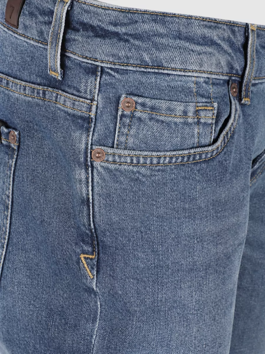 7 For All Mankind Mid-Rise Skinny Jeans