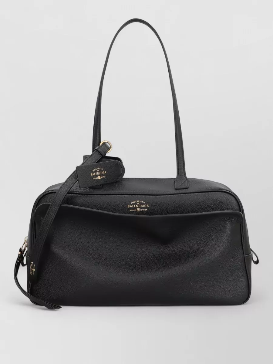 Balenciaga Carrie Medium Leather Shoulder Bag