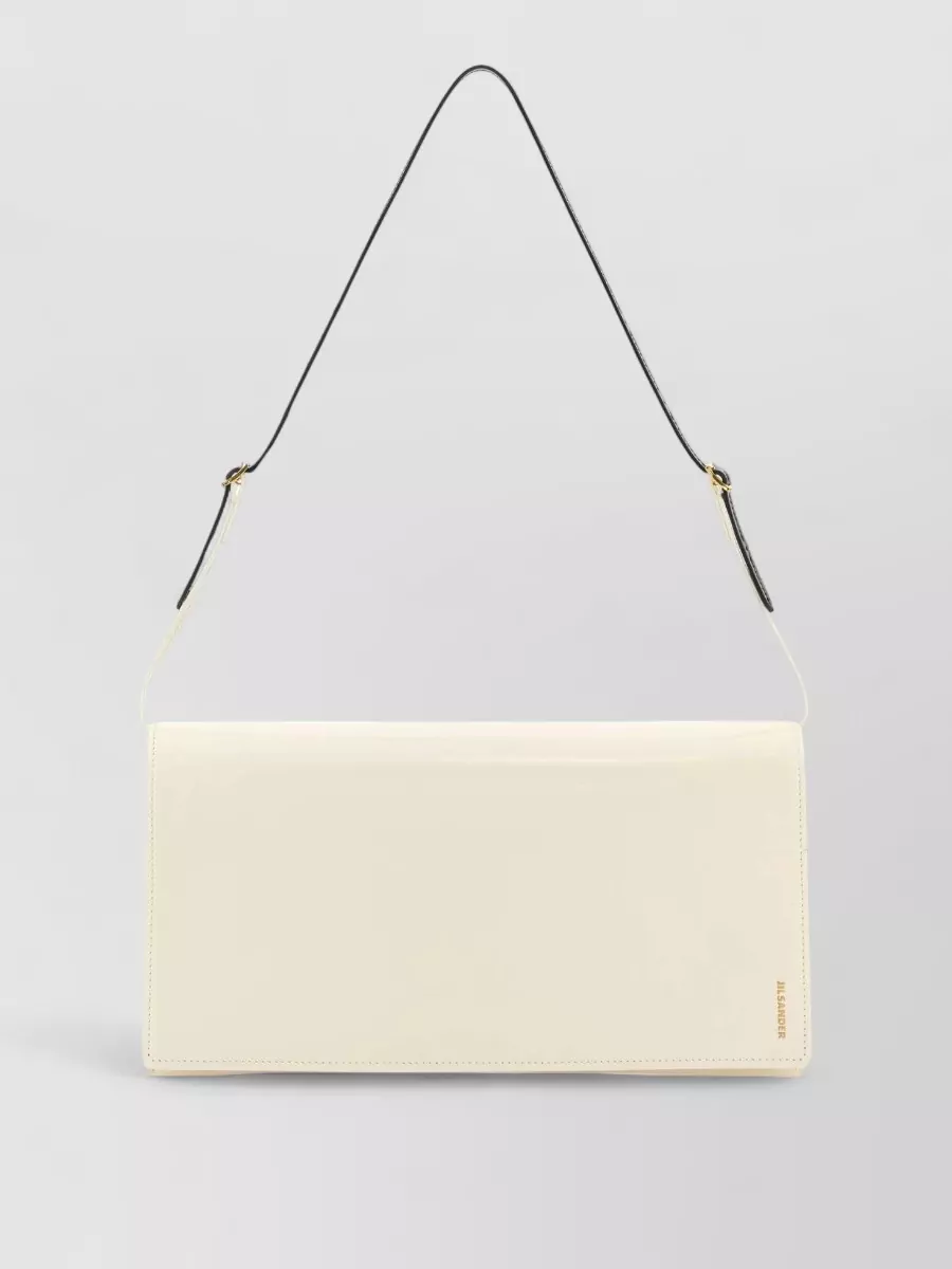 Jil Sander File Medium Leather Cross-Body Bag