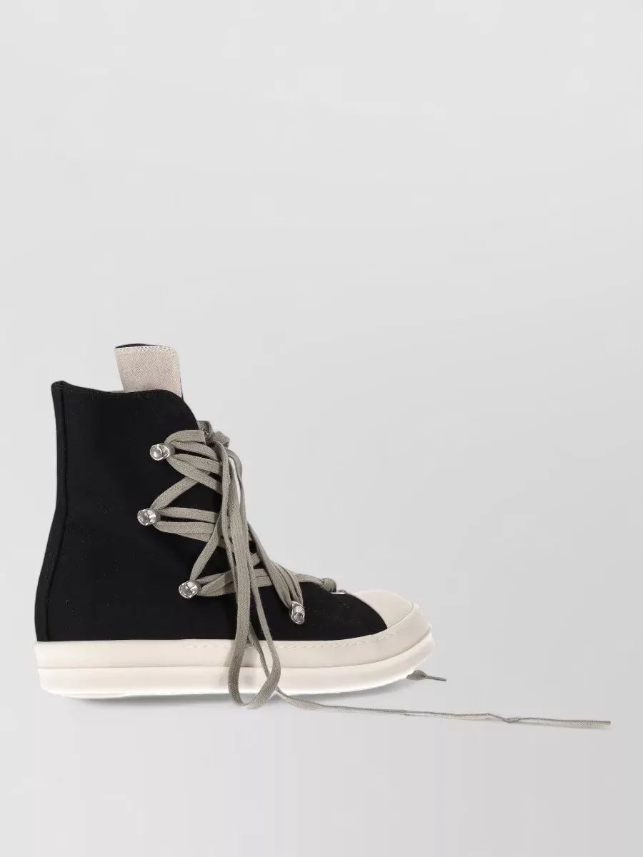 Rick Owens Drkshdw High Top Sneakers Contrast Sole