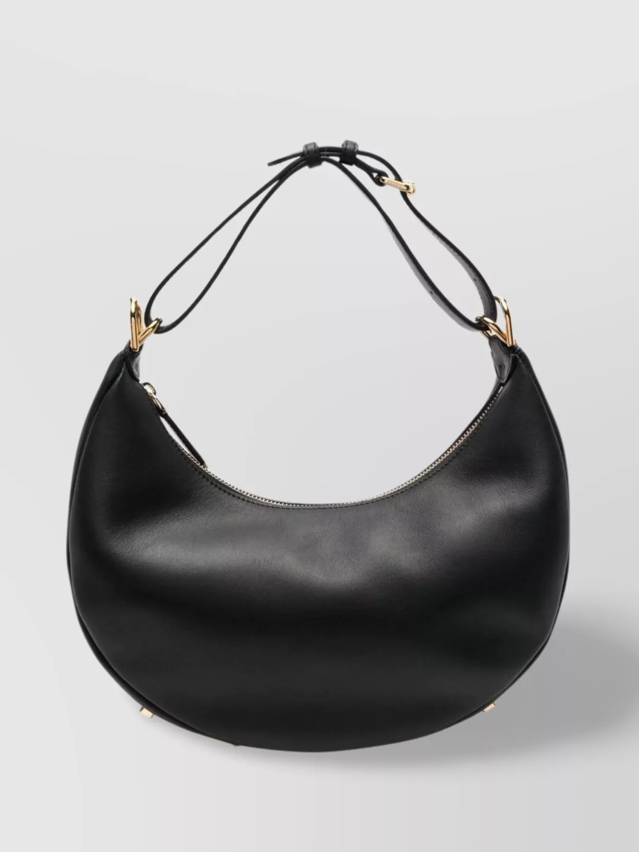 Shop Fendi Small Graphic Shoulder Bag In Black