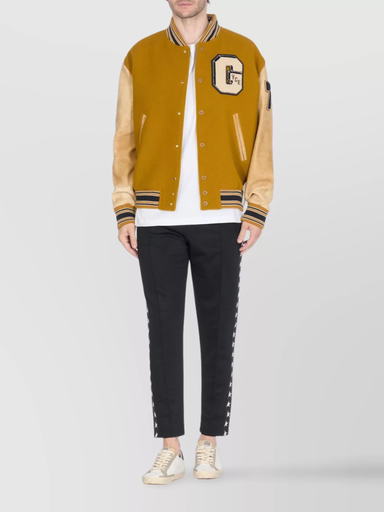 Golden Goose Low Top Leather Sneakers With Star Detail In Multi