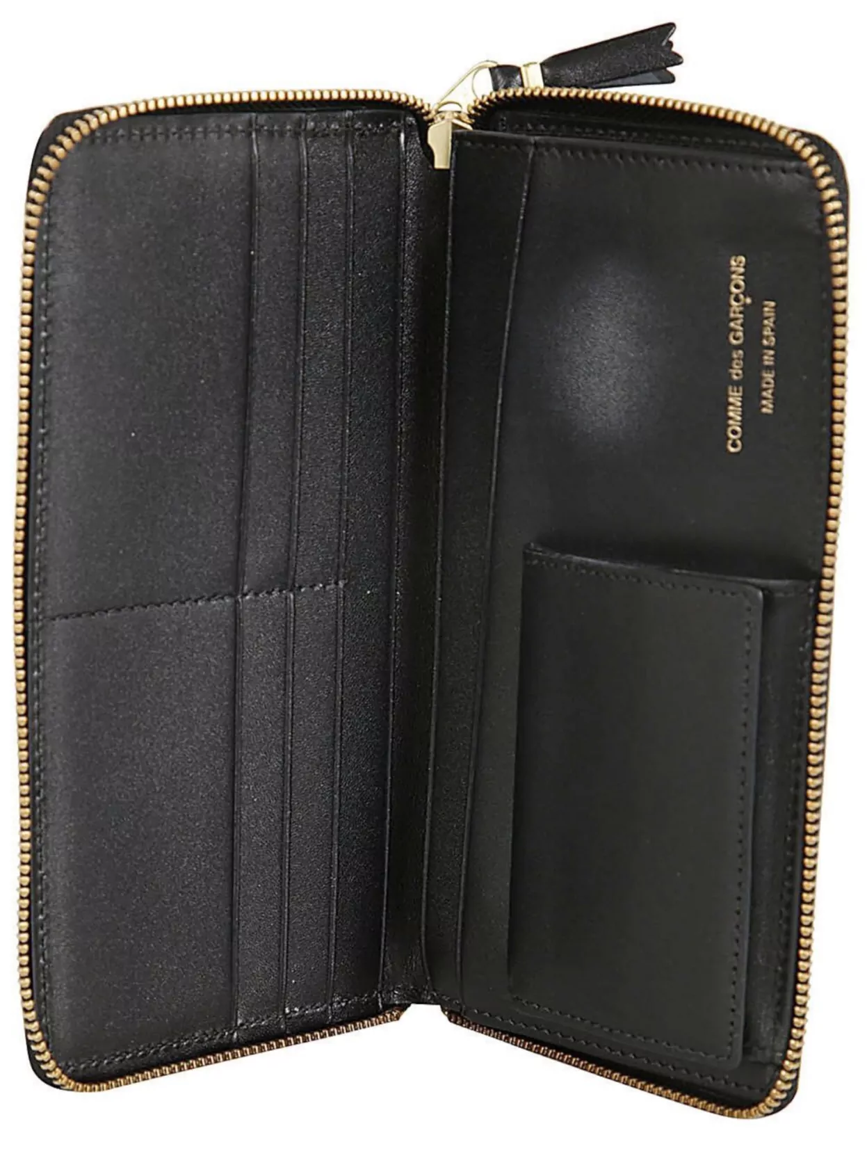 Comme Des Garçons Zip-Around Wallet With Multiple Card Slots