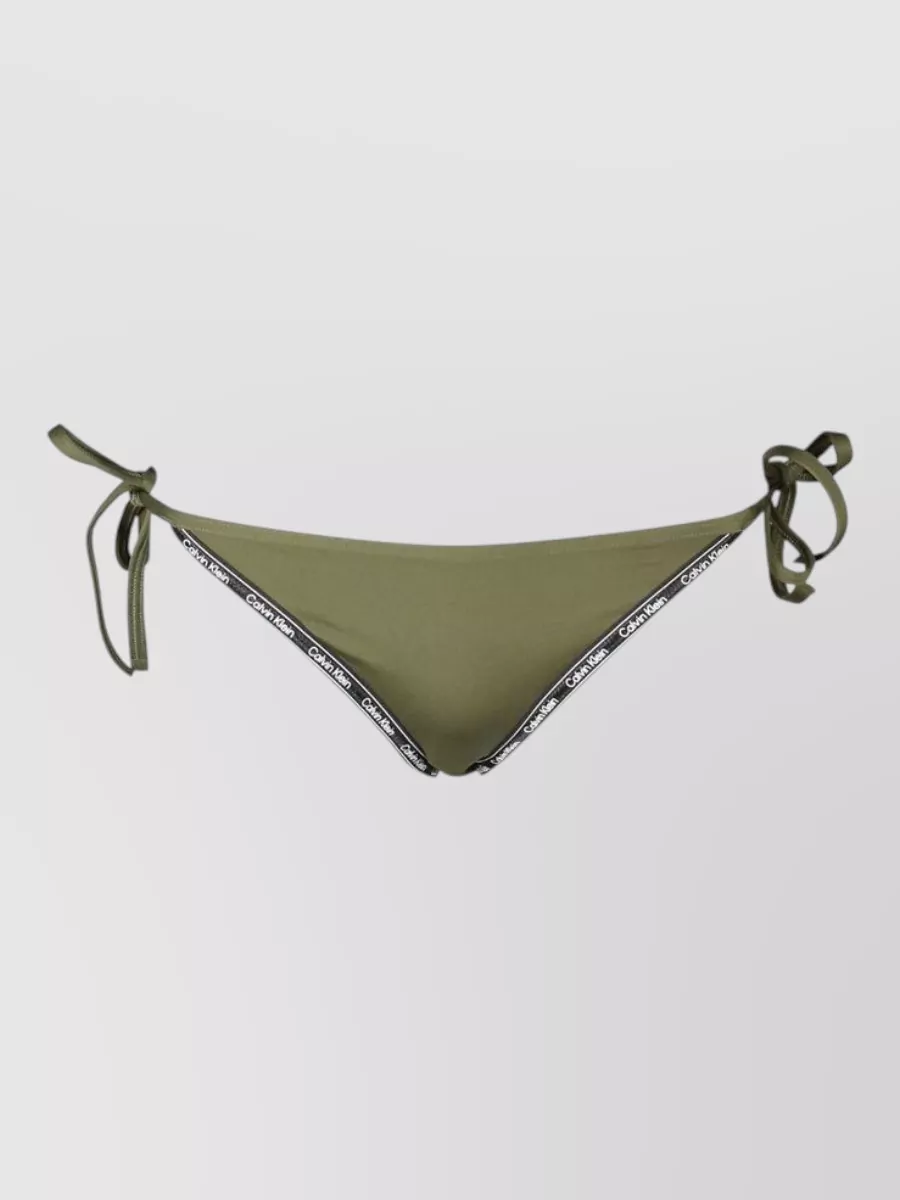 Calvin Klein polyester tie-side bikini briefs