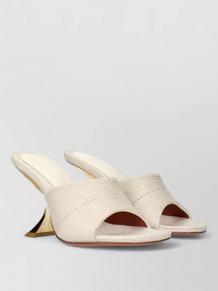 Amina Muaddi Fabric Mules