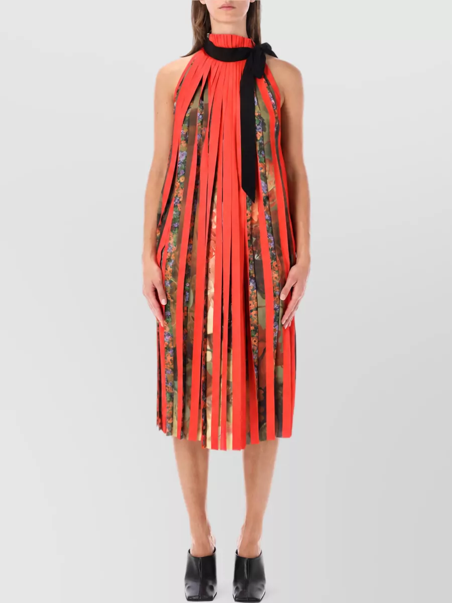 Dries Van Noten Pleated midi dress