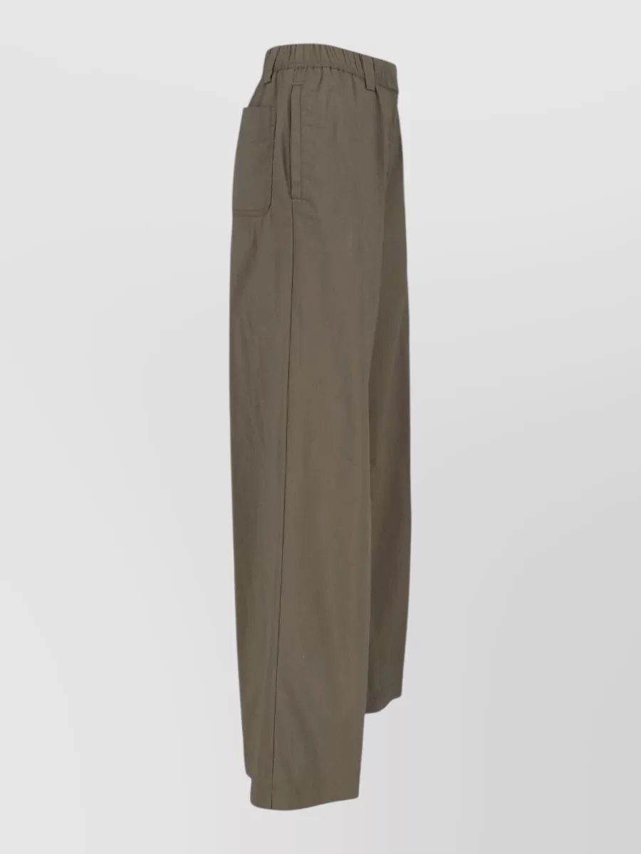 Aspesi Straight Wide-Leg Trousers