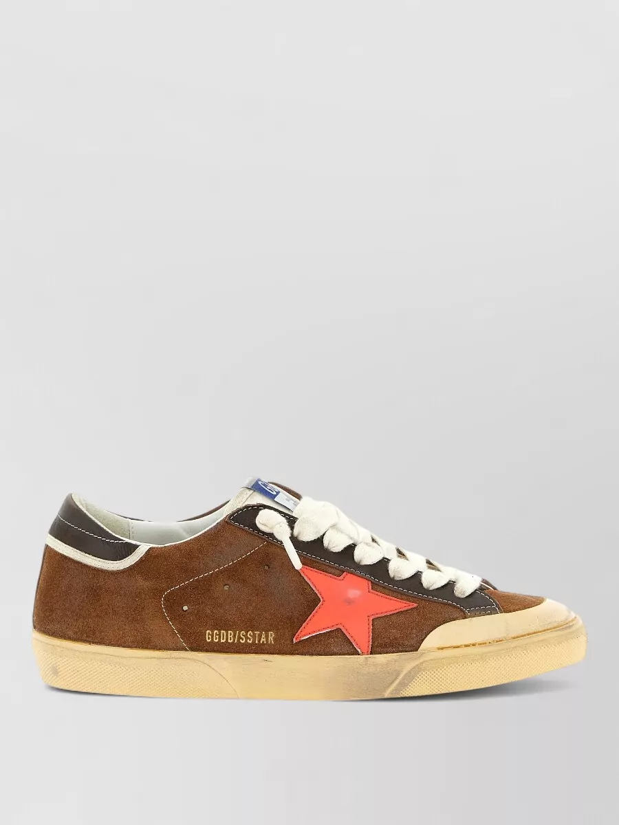 Golden Goose Leather Low-Top Sneakers