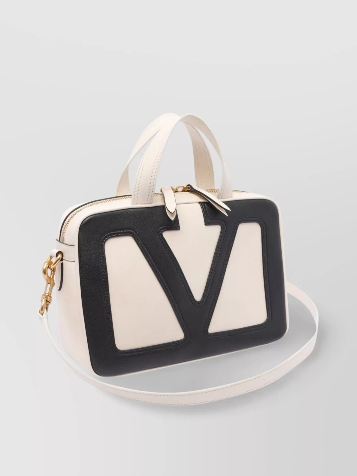 Valentino Viva Superstar Small Two-tone Leather Shoulder Bag