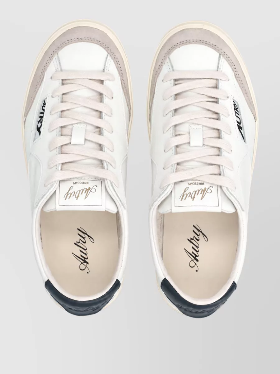 Autry Leather Lace-Up Sneakers