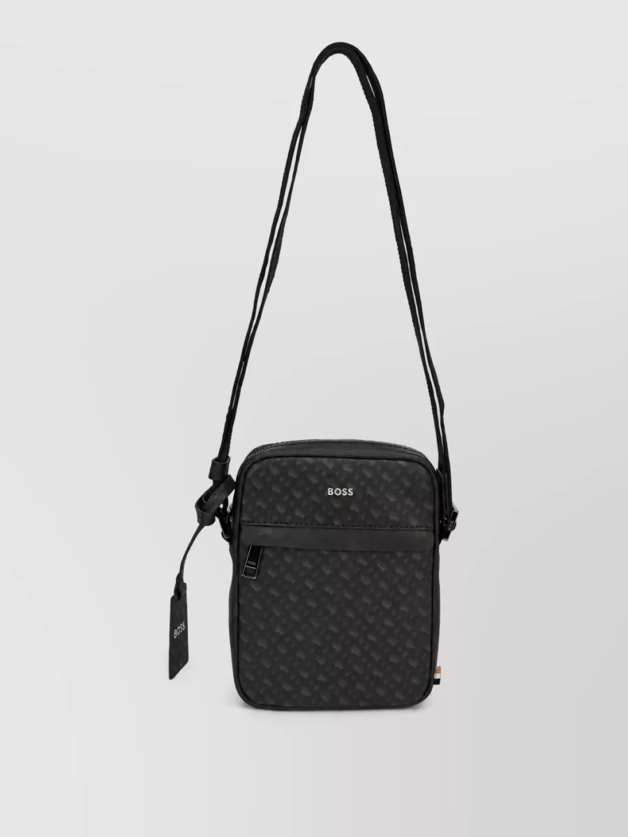 Boss calfskin crossbody bag