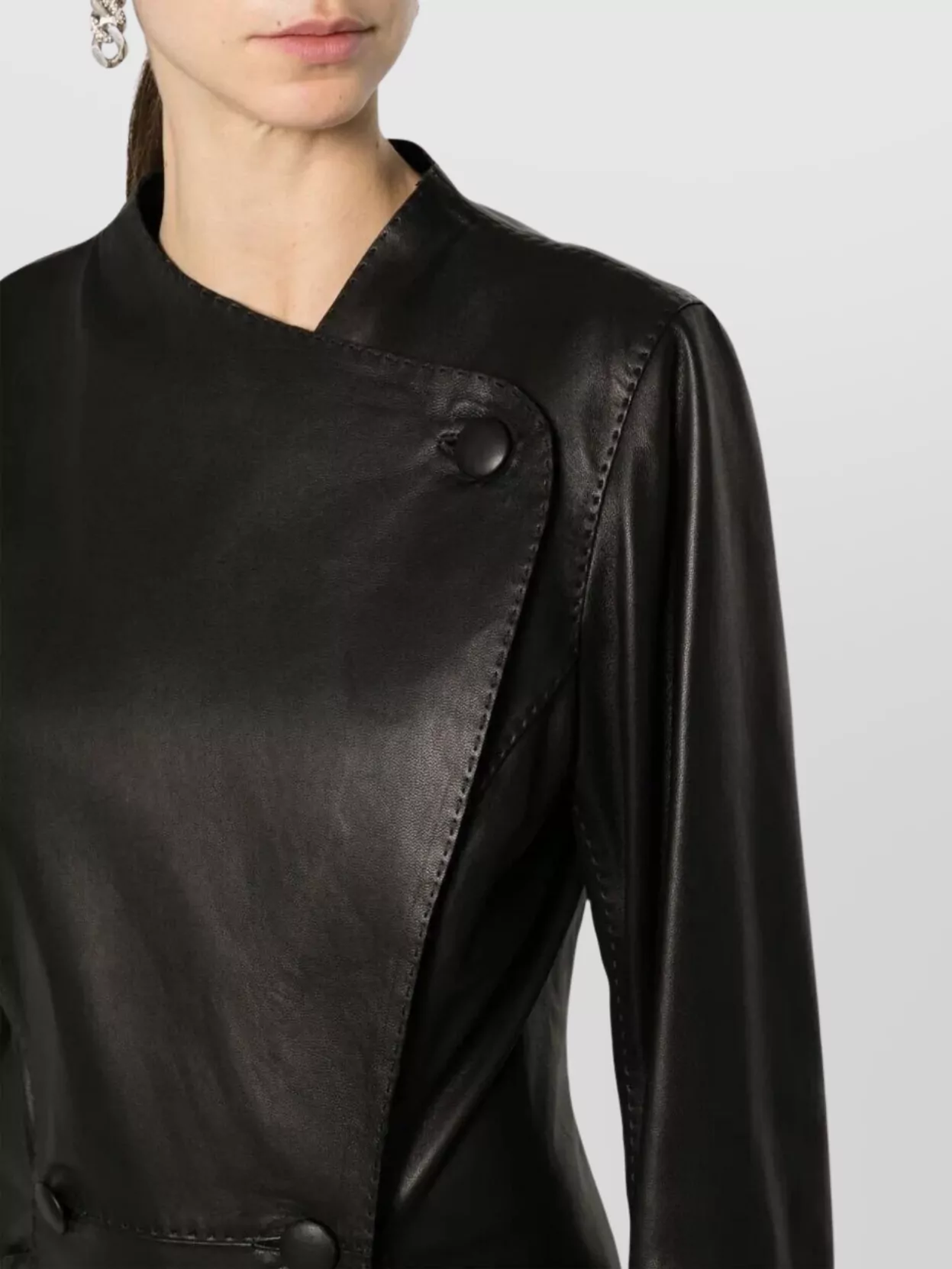 By Malene Birger Button Detailing Tailored Fit Coat