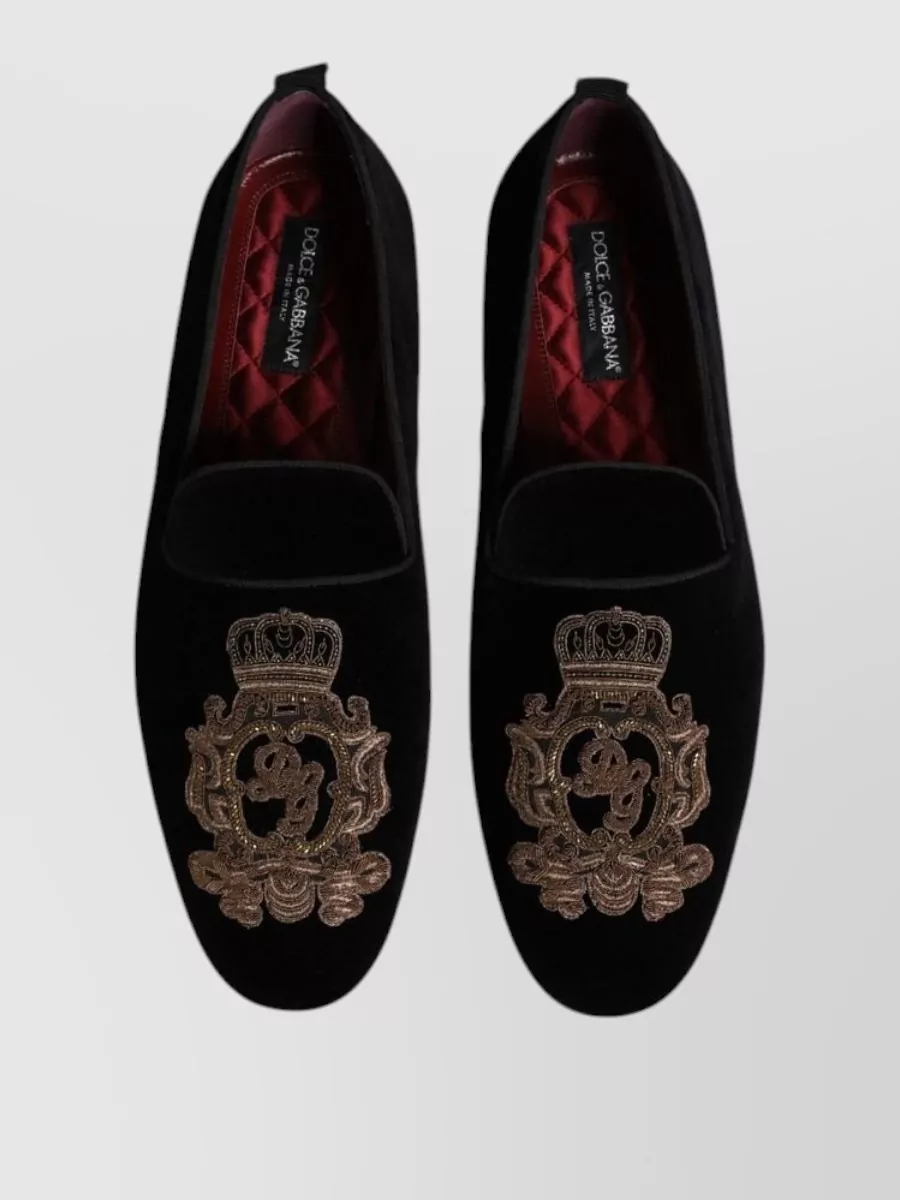 Dolce&Gabbana Velvet Loafers