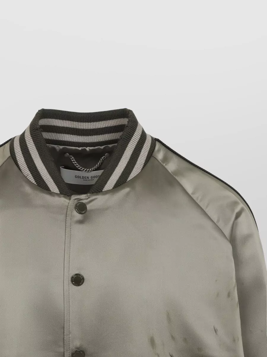 Golden Goose Satin Bomber Jacket