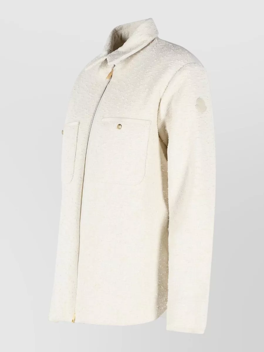 Moncler Padded Bouclé Shirt Jacket