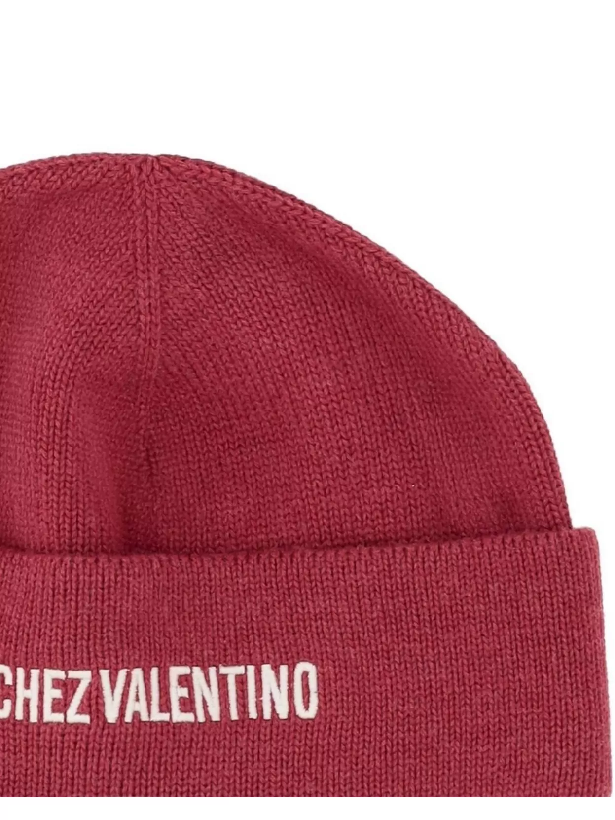 Valentino Garavani Cotton And Wool Beanie With Folded Cuff
