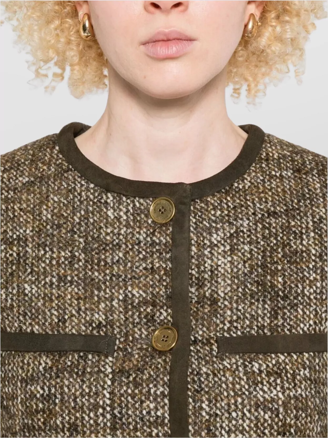 Golden Goose Long Boxy Jacket Patch Pockets
