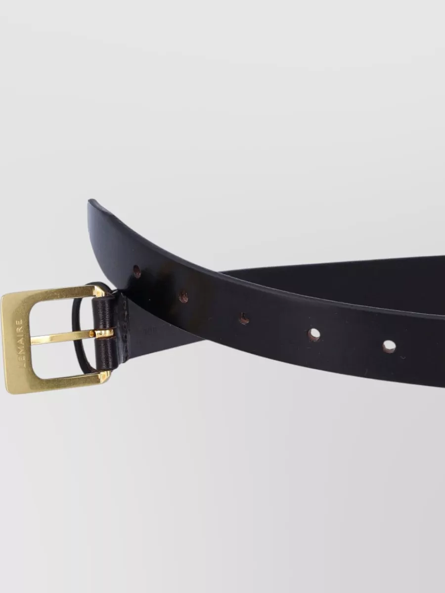 Lemaire Adjustable Smooth Finish Leather Waist Belt