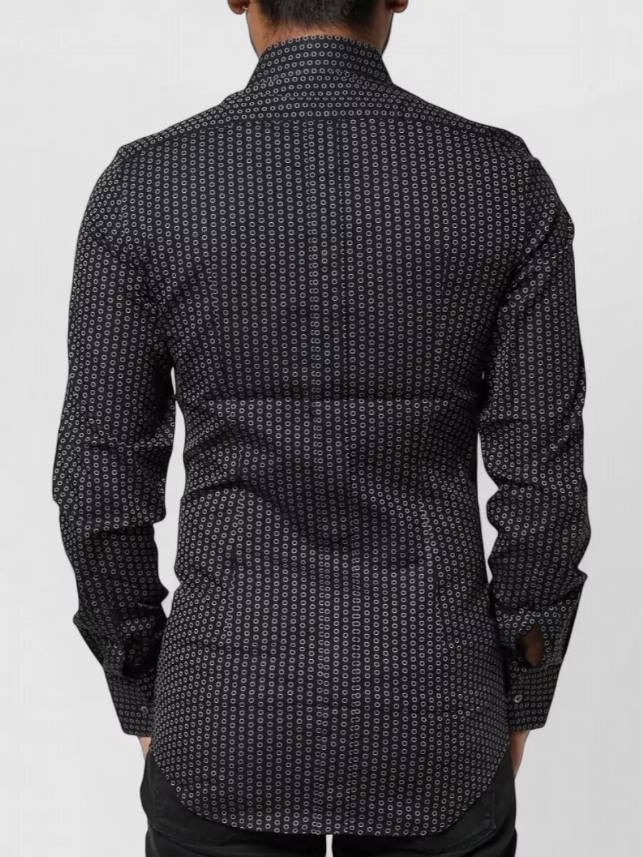 Dolce&Gabbana Patterned Cotton Dress Shirt