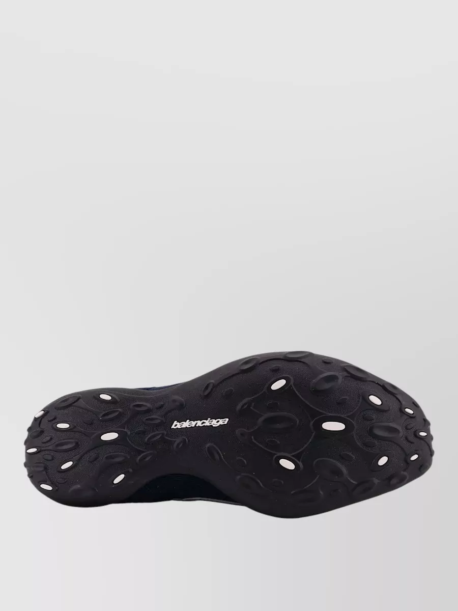 Balenciaga Velvet Panel Low-Top Sneakers