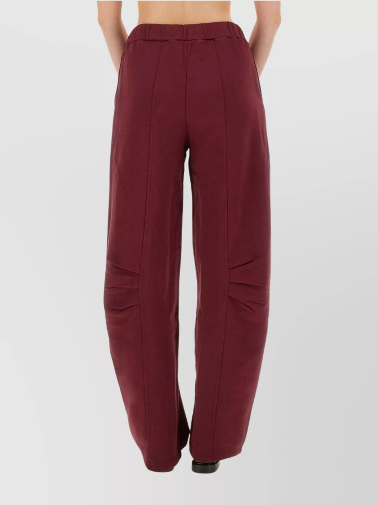 Rotate Birger Christensen Wide Leg Trousers Seam Detailing