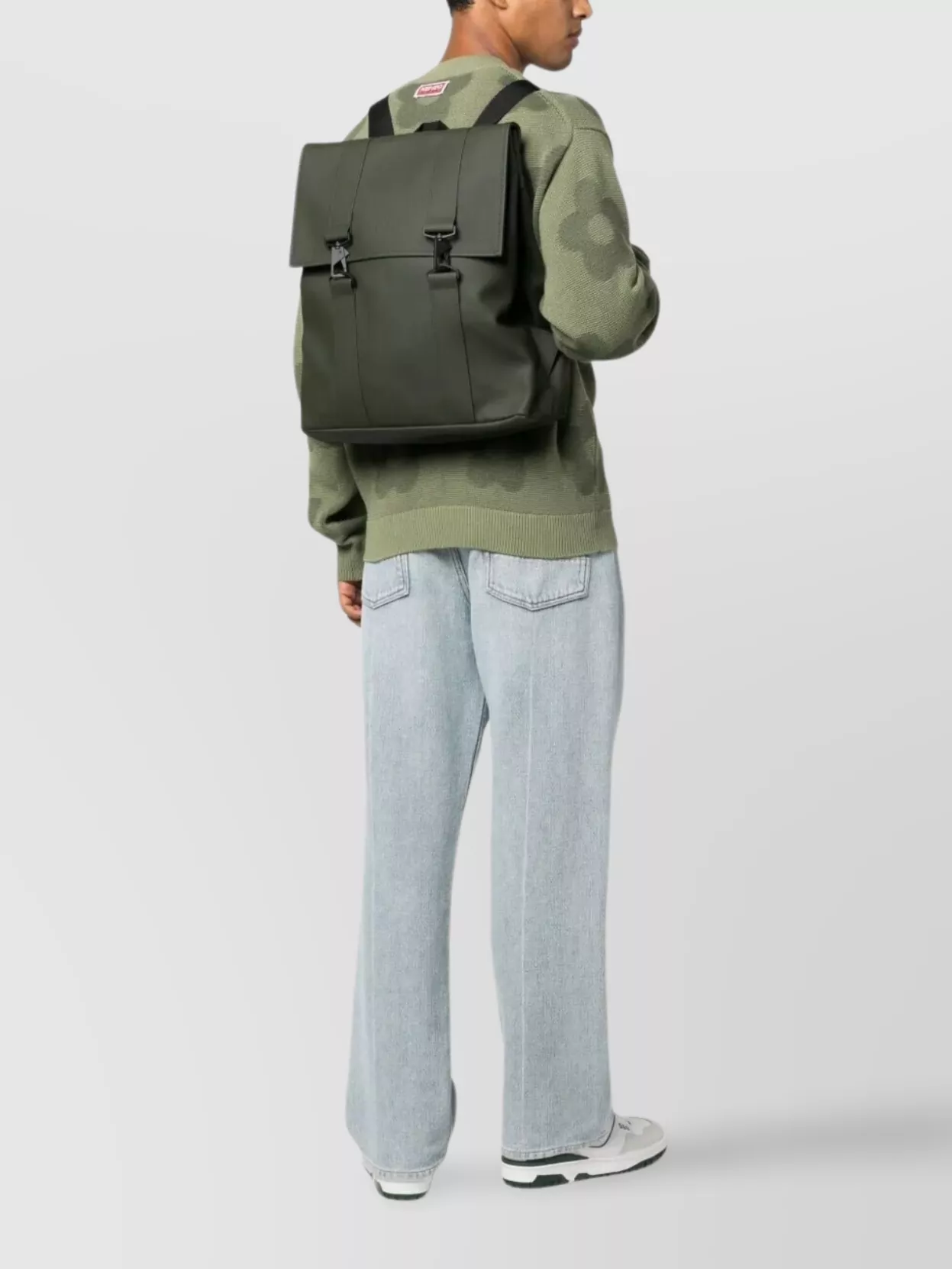 Rains Messenger Bag With Adjustable Straps And Top Handle