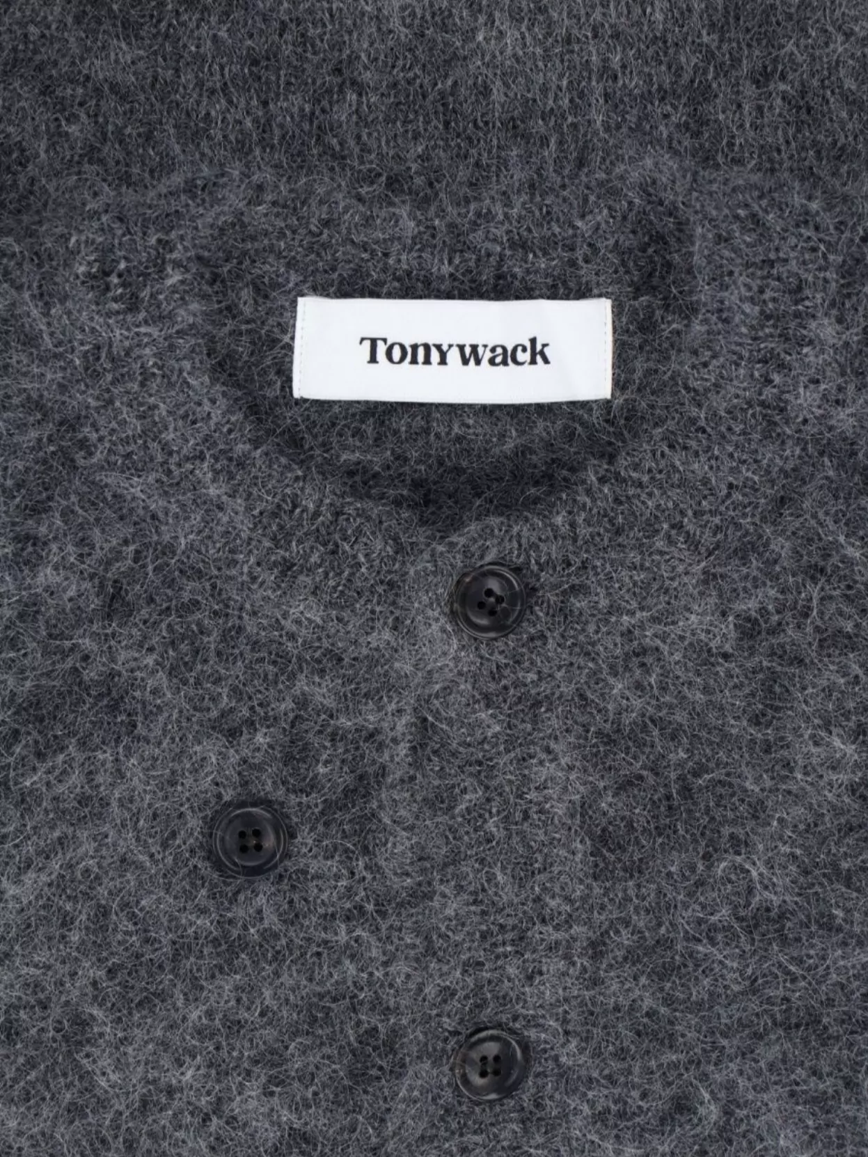 Tonywack Soft Textured Long Sleeve Crew Sweater