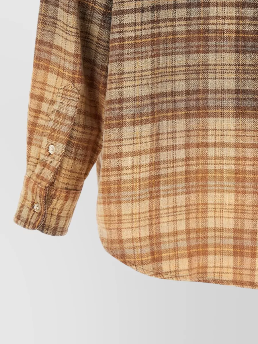 R13 Checked Oversized Cotton Shirt