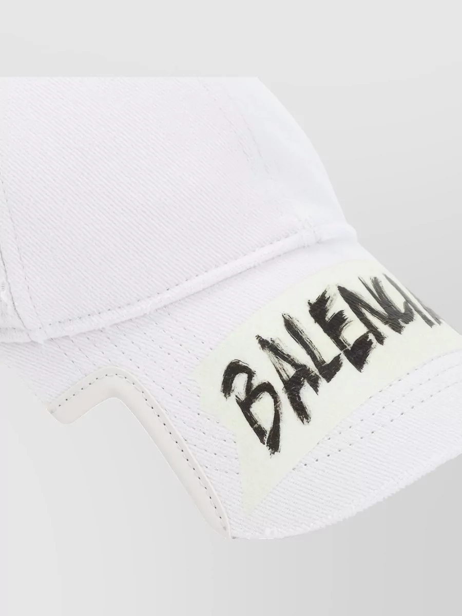 Balenciaga Baseball Cap Curved Brim Structured Eyelet Vents