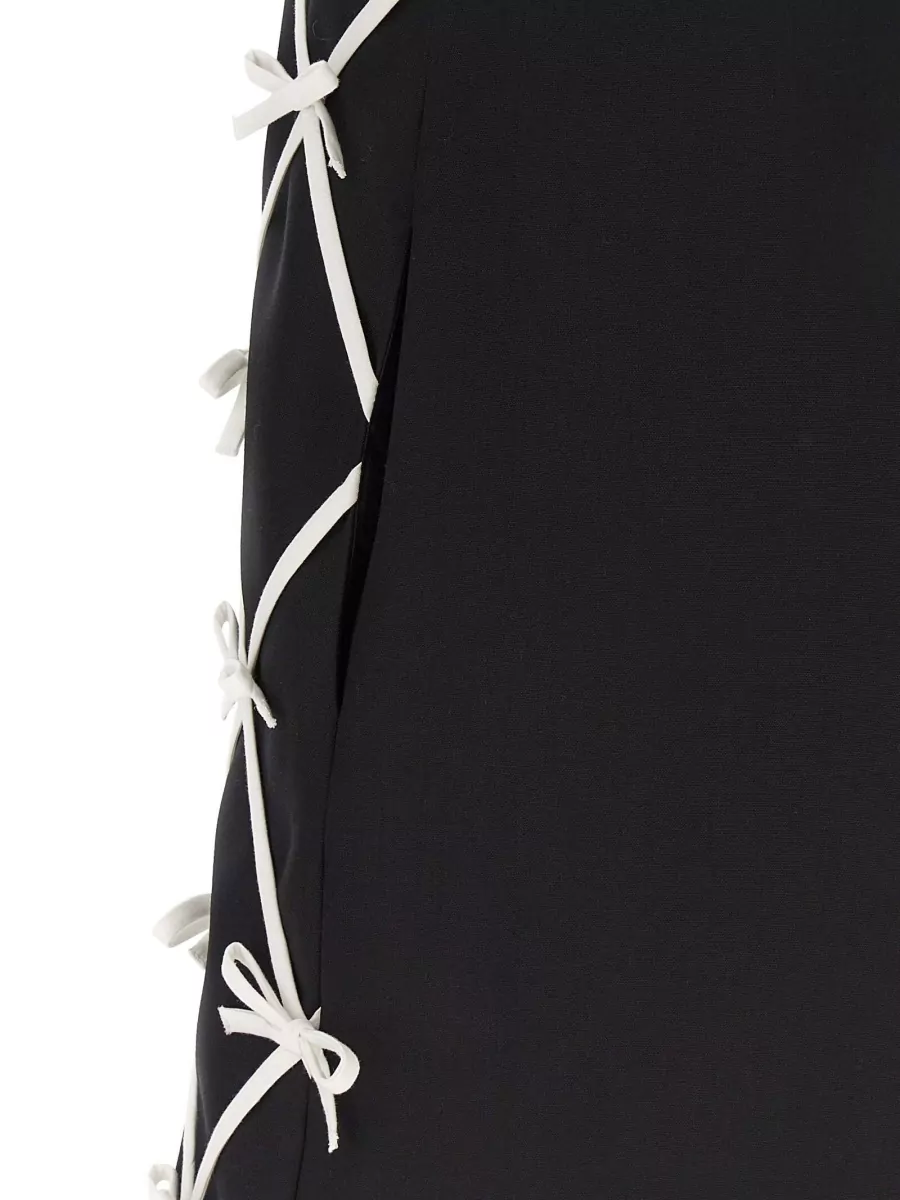 Moschino Virgin Wool Sleeveless Mini Dress