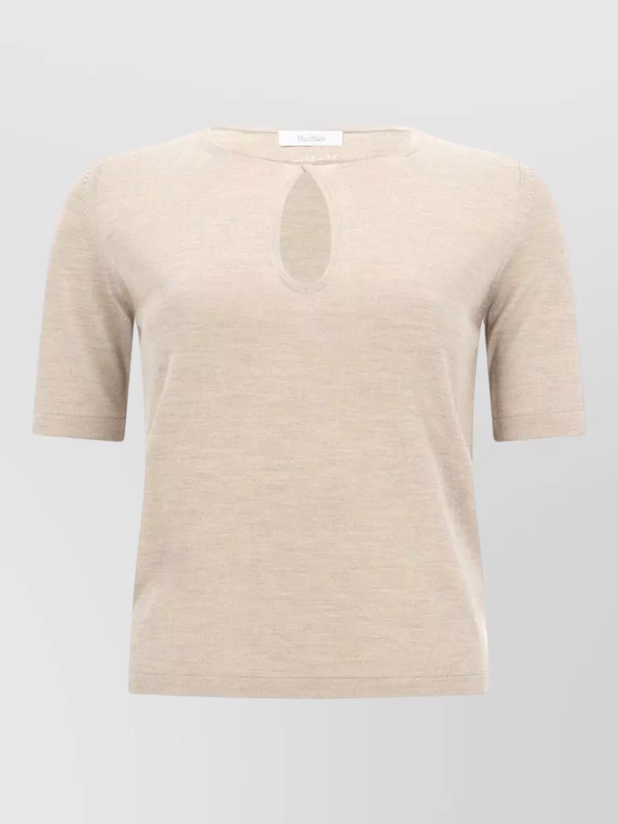 Max Mara silk cashmere knitted top