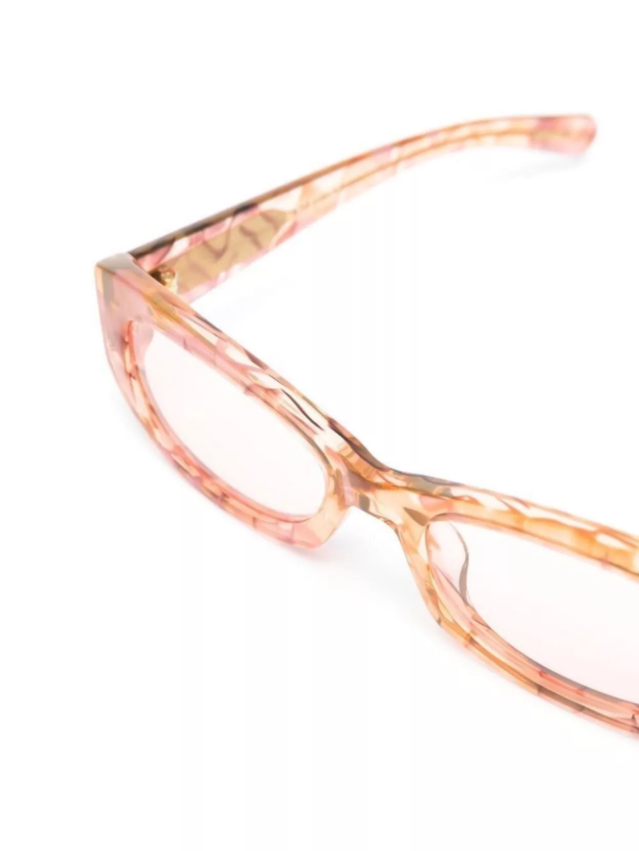 Flatlist Clear Lens Rectangular Frame Sunglasses