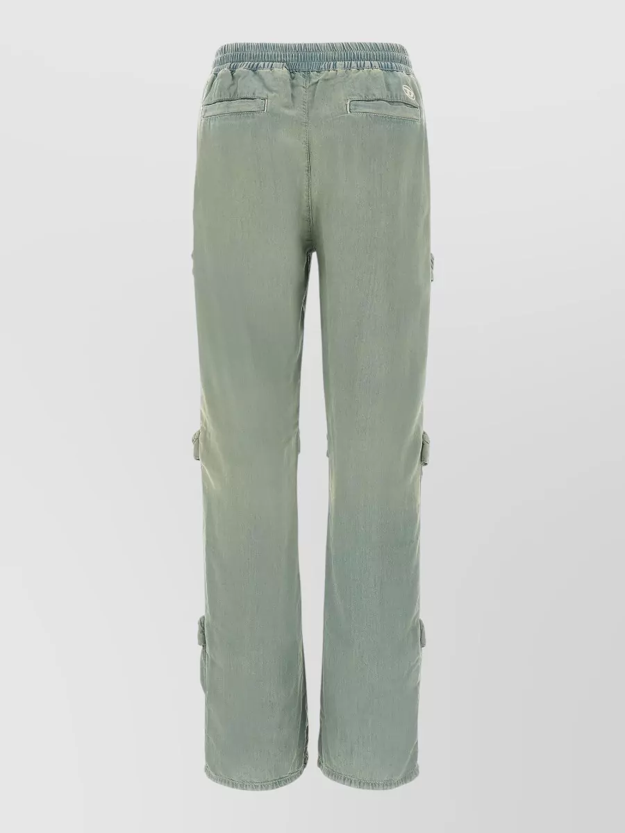 Diesel Lyocell Straight-Leg Cargo Jeans