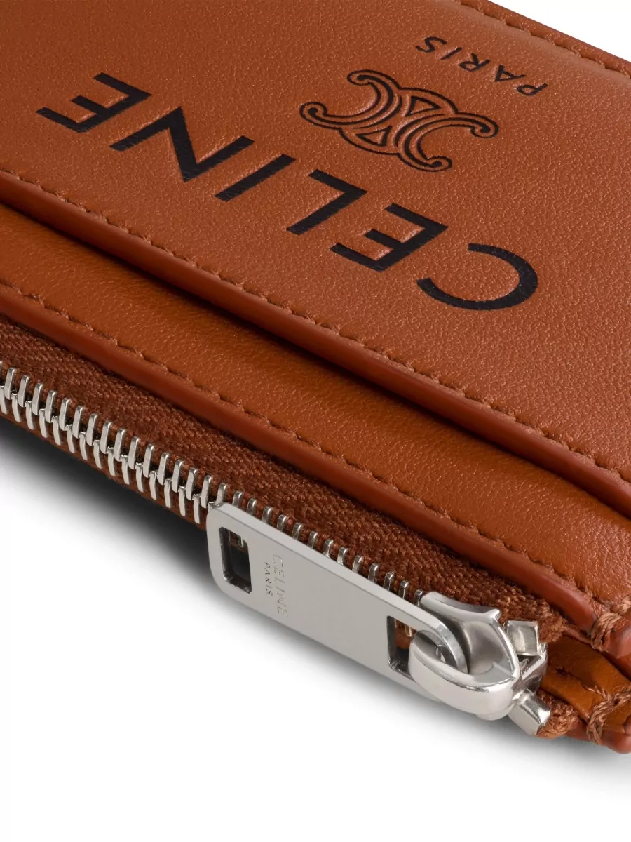 Celine Leather Zipped Card Holder