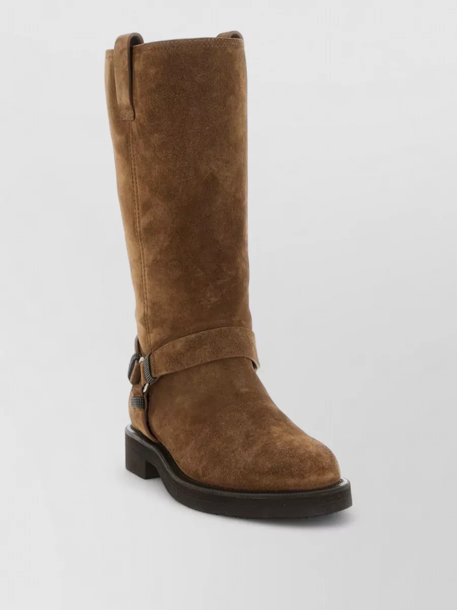 Brunello Cucinelli suede boots