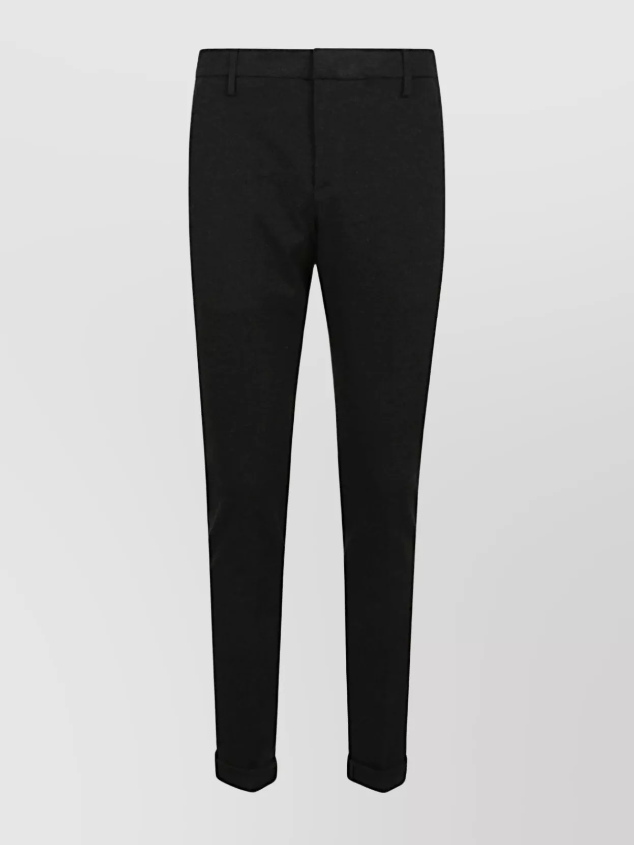 Dondup Man Pants Black Size 30 Viscose, Polyamide, Elastane In Black