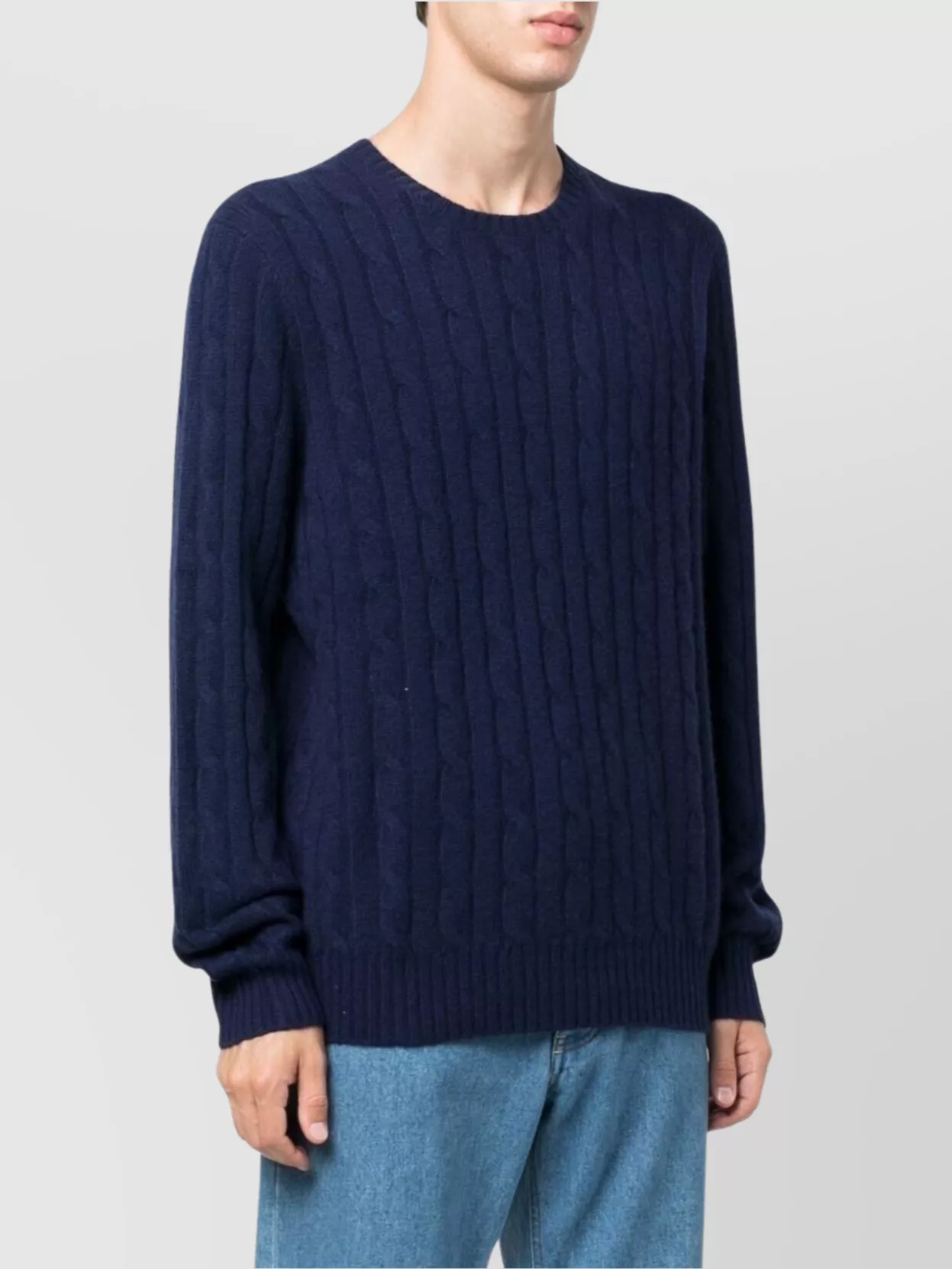Ralph Lauren Cable Knit Crew Neck Sweater