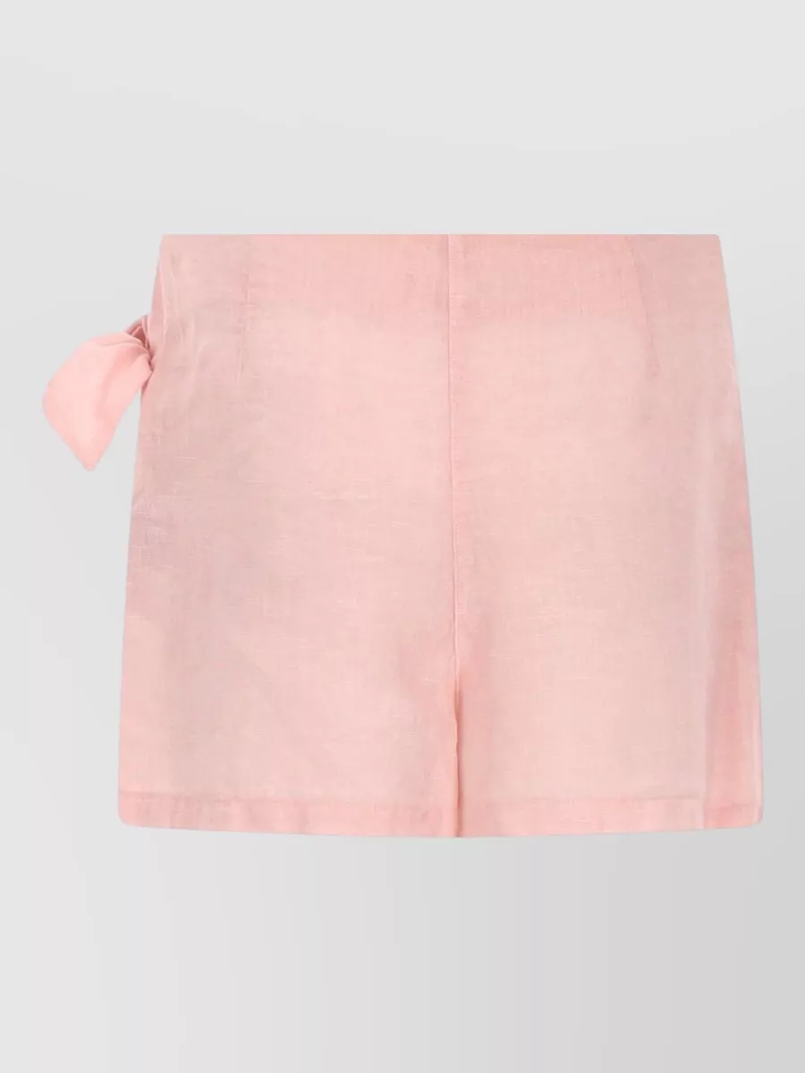 120% Lino Linen wrap skirt
