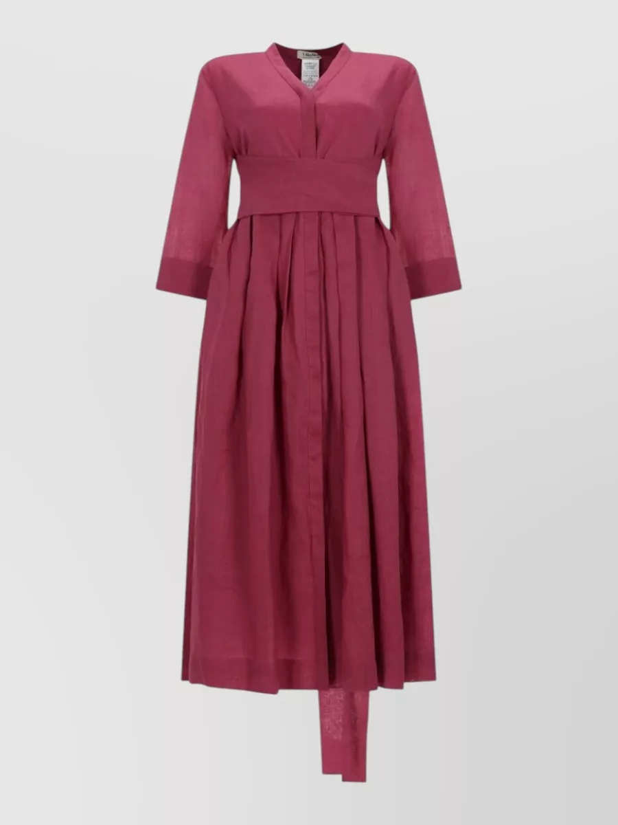 S Max Mara ramie midi dress
