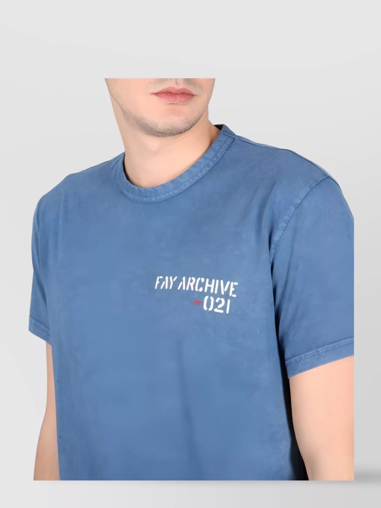 Fay Crewneck T-Shirt Graphic Print