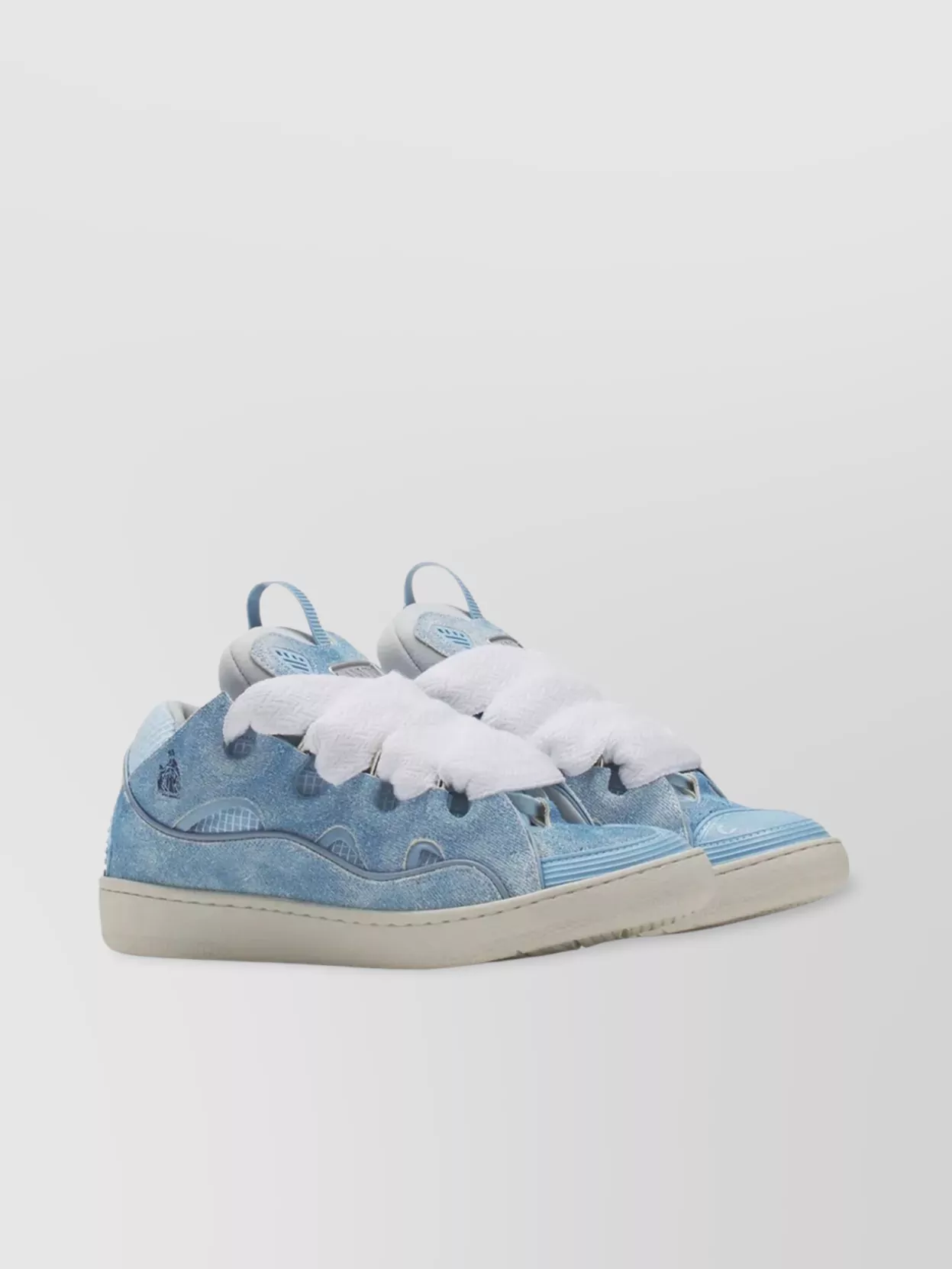 【関税&送料込】Lanvin Sneakers Curb Sneakers In Leather With Snake Laces | Lanvin