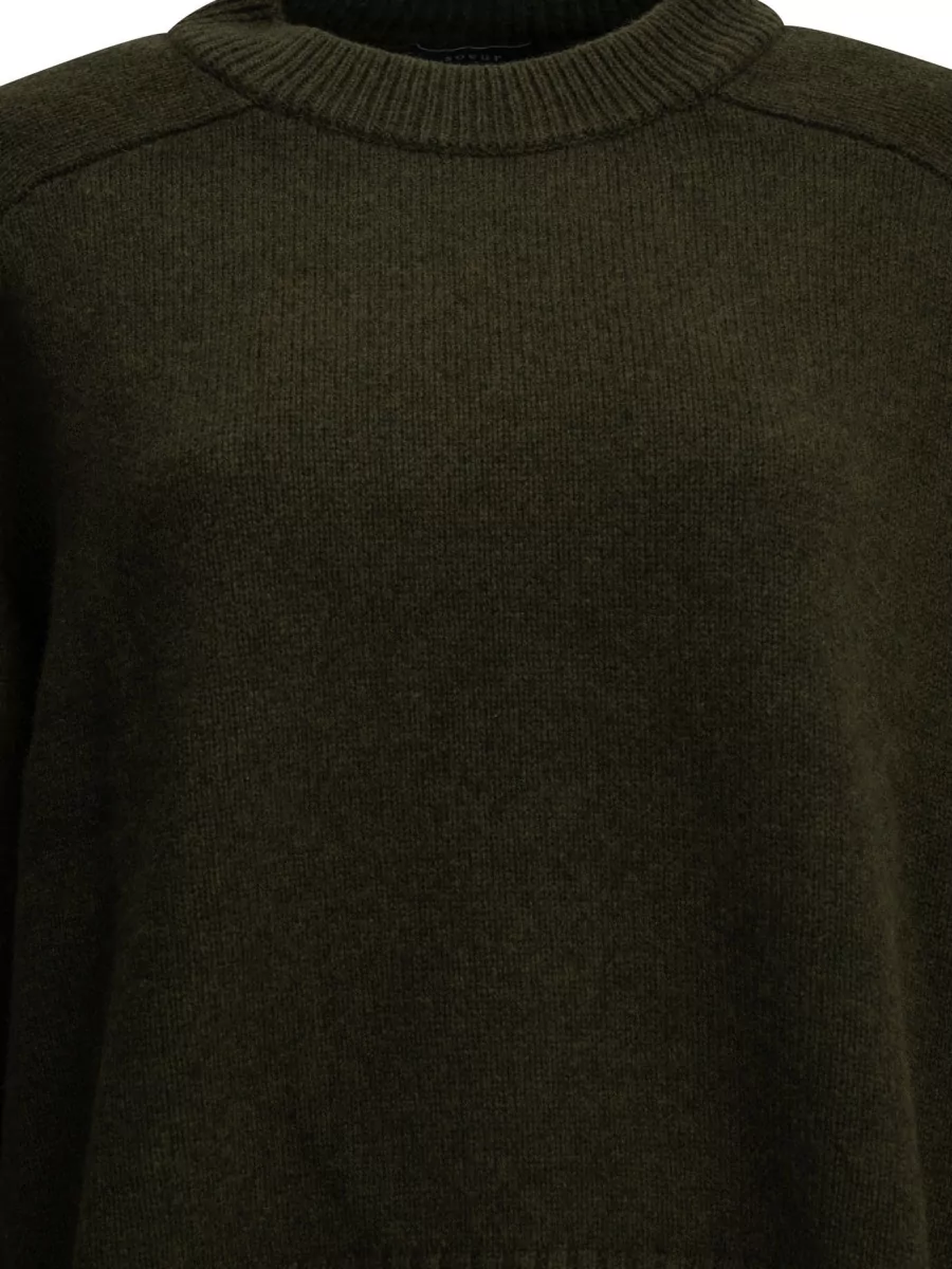 Soeur Merino Wool Crew-Neck Sweater